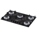 Ver imagem 1 de Cooktop 5 Bocas Bivolt Marmore Preto | Chamalux