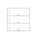Ver imagem 6 de Armário Aéreo Milla 2 Portas de Nog/cinza 80 Cm Carraro