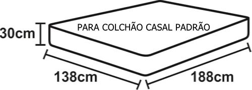 Lençol Padrão Casal 400 Fios Veneza Branco com Verde 4pçs - 6