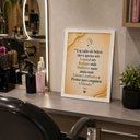 Ver imagem 1 de Quadro para Salão"Um Salão de Beleza Não É Apenas Um Lugar."