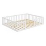Cama Queen Montessoriane com Grade Branco Nemargi - 1