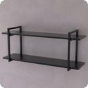 Ver imagem 3 de Prateleira Estilo Industrial Banheiro Parede Gnd Pp 80cm
