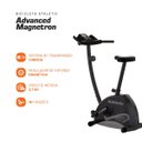 Ver imagem 3 de Bicicleta Vertical Athletic Advanced Magnetron 8 Níveis Magnéticos Suporta 140kg Monitor 16 Funções