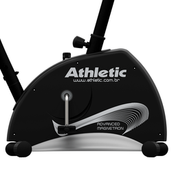 Bicicleta Vertical Athletic Advanced Magnetron 8 Níveis Magnéticos Suporta 140kg Monitor 16 Funções - 3