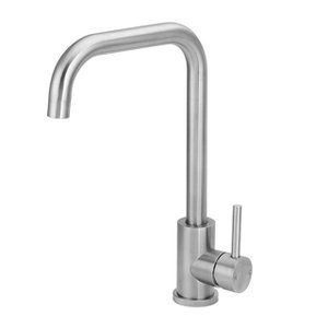 Monocomando Stoc Cozinha Mesa Alta 9593 Inox Escovado Stoc Metais