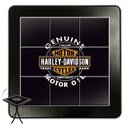 Ver imagem 3 de Conjunto Mesa Madeira Azulejo 60x60cm - Bistrô Fixa 78cm + 4 Cadeiras 43 - Preta - Harley Davidson Genuine