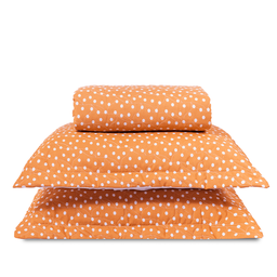 Cobre Leito King Classic Estampado 160 Fios 3 Peças - Poa Terracota - 1
