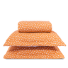 Cobre Leito King Classic Estampado 160 Fios 3 Peças - Poa Terracota - 1