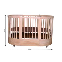 Berço Infantil Progressivo Wave 3 em 1 Divicar Nature - 3