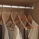 Ver imagem 5 de Guarda-roupa Casal Santana 8 Portas 6 Gavetas com Espelho Jatoba/areia - Pnr Móveis