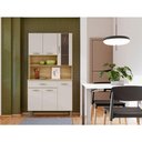 Ver imagem 1 de Kit Cozinha Ambiente Golden 6 Portas Freijó Soft - Kits Paraná