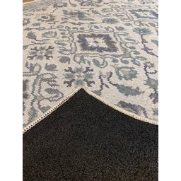 Tapete Sala Classico Oriental 200X250 Cm Tipo Belga 55 Azul - 4