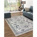 Ver imagem 2 de Tapete Sala Classico Oriental 200X250 Cm Tipo Belga 55 Azul
