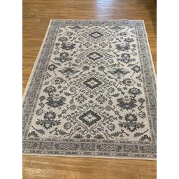 Tapete Sala Classico Oriental 200X250 Cm Tipo Belga 55 Azul - 5
