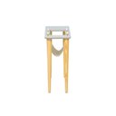 Ver imagem 4 de Mesa Lateral Twig 55,5x62x25cm Cinza/Natural