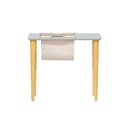 Ver imagem 3 de Mesa Lateral Twig 55,5x62x25cm Cinza/Natural