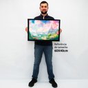 Ver imagem 2 de Quadro Decorativo Castelo Das Princesas em Moldura Caixa Tacolado Moldura Caixa Alta 4,5cm Madeira C