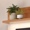 Ver imagem 6 de Painel Denver para TV até 65 Polegadas com LED Embutido MDF 25mm Off White/Jequitiba
