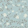 Papel de Parede Decorativo Floral Bege e Ramos Marrons 2,5m - 1