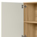 Ver imagem 5 de Armario Aereo 2 Pt 80 Cm 16980 Freijo Off White Cristal Nicioli