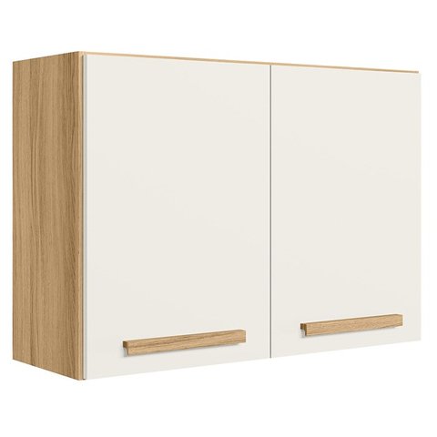 Armario Aereo 2 Pt 80 Cm 16980 Freijo Off White Cristal Nicioli