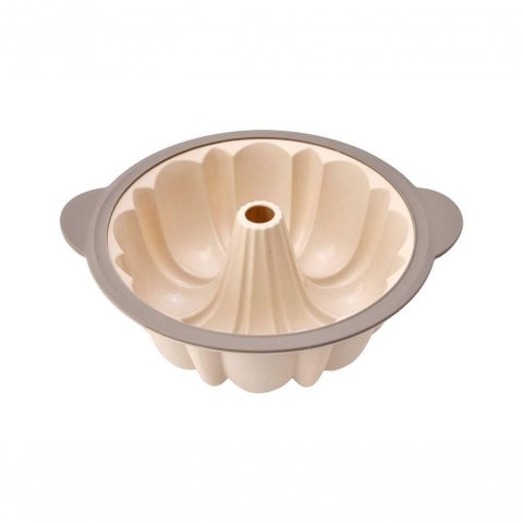 Forma Redonda de Silicone 11x25,5x30cm Kenya Bege