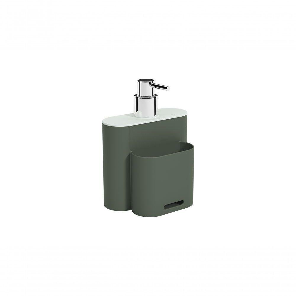 Dispenser 500 Ml Plástico Cor Verde Amazon e Eco Natural Linha Flora Coza - 1