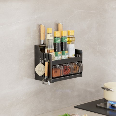 Organizador de Parede Multiuso para Temperos, Condimentos e Utensílios