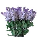 Ver imagem 1 de Kit 15 Lavanda Artificial Branca Realista para Decoração de Interiores e Eventos