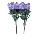 Ver imagem 3 de Kit 15 Lavanda Artificial Branca Realista para Decoração de Interiores e Eventos
