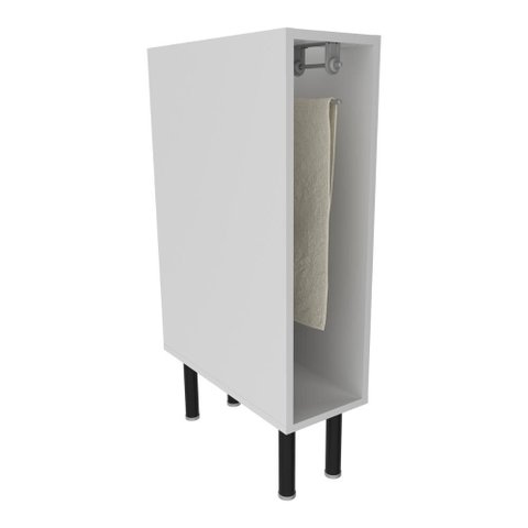 Balcão de Cozinha em Mdf com Porta-toalhas 20cm Multimóveis Cr20430 Branco