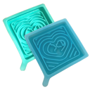 Ver imagem 6 de Comedouro Interativo Lento C/ Ventosa Cães E Gatos Educativo Cor Verde