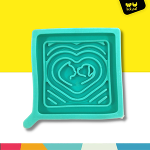 Comedouro Interativo Lento C/ Ventosa Cães E Gatos Educativo Cor Verde