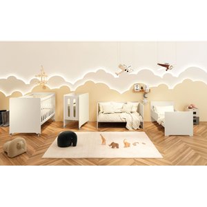 Berço Americano Evolution 4 em 1 Areia Acetinado - Reller