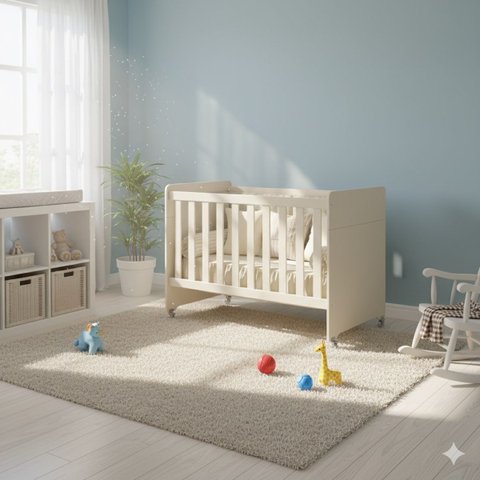 Berço Americano Evolution 4 em 1 Areia Acetinado - Reller