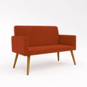 Ver imagem 5 de Kit 7 Poltronas Pés Palito + 1 Namoradeira Terracota