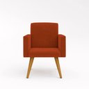 Ver mais imagens de Kit 7 Poltronas Pés Palito + 1 Namoradeira Terracota