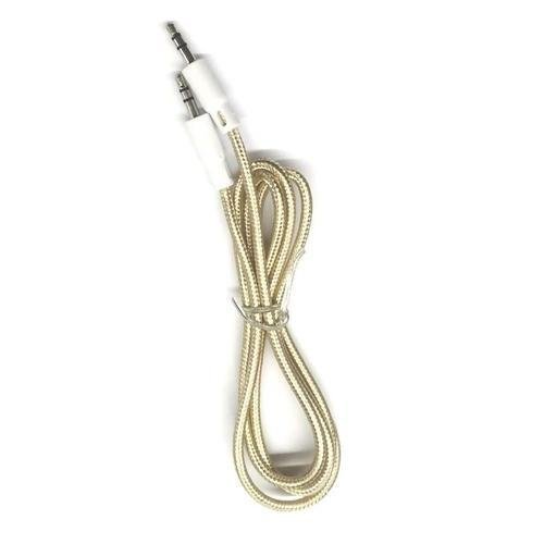 Cabo de Audio P2 X P2 Dourado Inova 1m Cbo-7381 | MadeiraMadeira