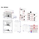 Ver imagem 4 de Quarto de Bebê Completo com Berço Americano 3 em 1 Suspiro Multimóveis Mp4624 Madeirado/off White