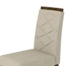 Cadeira Caroline 2020 Castanho/bege Kit com 2 Unidades - New Ceval - 2