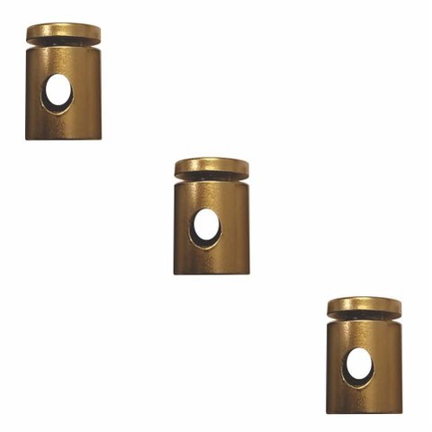 Kit-3 Desviador de Cabo Para Lustres e Pendentes e Luminária MD-6005/3 - Ouro Velho