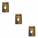 Ver imagem 1 de Kit-3 Desviador de Cabo Para Lustres e Pendentes e Luminária MD-6005/3 - Ouro Velho