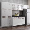 Cozinha de Aço Completa Mirage New 14 Portas 3 Gavetas Branco - Telasul - 1