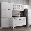 Ver imagem 1 de Cozinha de Aço Completa Mirage New 14 Portas 3 Gavetas Branco - Telasul