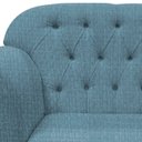 Ver imagem 7 de Kit 2 Poltronas Decorativa Dália Linho Azul Pés Madeira