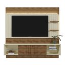 Ver imagem 2 de Estante Painel Home para Tv 65" Guaiba Off White/amêndoa- Mabe Magazine