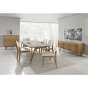 Ver imagem 3 de Kit com 2 Cadeiras de Jantar Aurora - 10220 Mmj-ft Ft-capuccino Ft-6519a (linho Bege com Textura)
