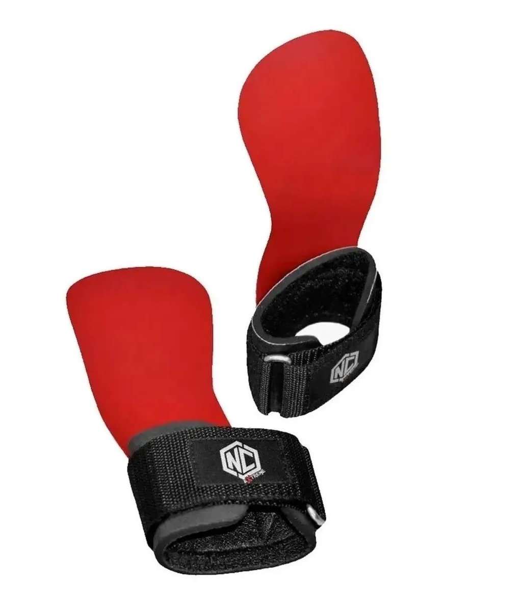 Luva Palmar Hand Grip Red Revolution - Nc Extreme - Cross Training:gg/vermelho