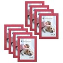 Ver imagem 1 de Kit 8 Molduras Porta Retrato 15X21 Rosa