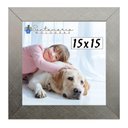 Ver imagem 2 de Kit 4 Porta Retrado Molduras 15x15 Prateado